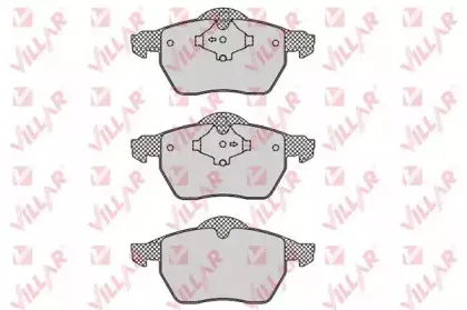 Комплект тормозных колодок, дисковый тормоз VILLAR купить