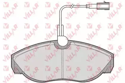 Комплект тормозных колодок, дисковый тормоз VILLAR купить