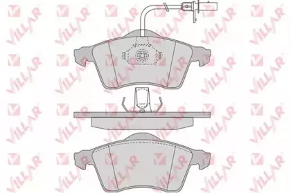 Комплект тормозных колодок, дисковый тормоз VILLAR купить