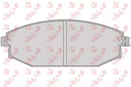 Комплект тормозных колодок, дисковый тормоз VILLAR купить