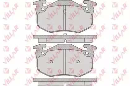 Комплект тормозных колодок, дисковый тормоз VILLAR купить