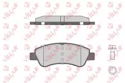Комплект тормозных колодок, дисковый тормоз VILLAR купить