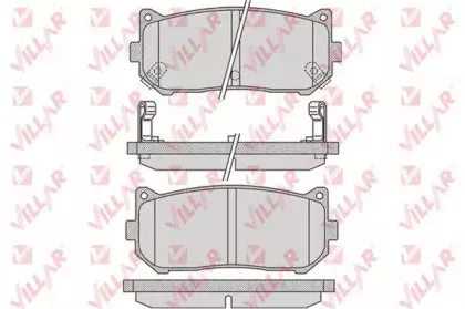 Комплект тормозных колодок, дисковый тормоз VILLAR купить