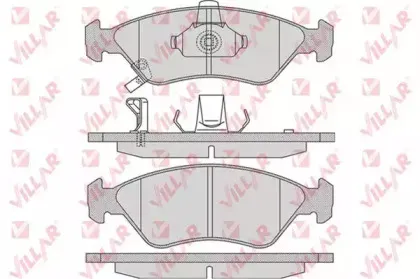 Комплект тормозных колодок, дисковый тормоз VILLAR купить