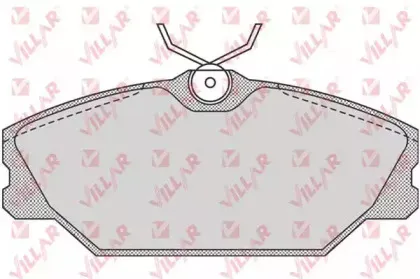 Комплект тормозных колодок, дисковый тормоз VILLAR купить