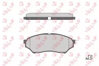 Комплект тормозных колодок, дисковый тормоз VILLAR купить