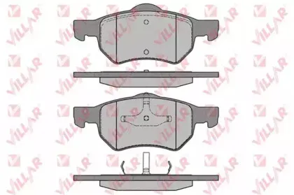 Комплект тормозных колодок, дисковый тормоз VILLAR купить