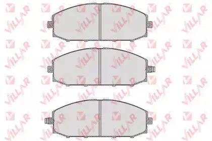 Комплект тормозных колодок, дисковый тормоз VILLAR купить