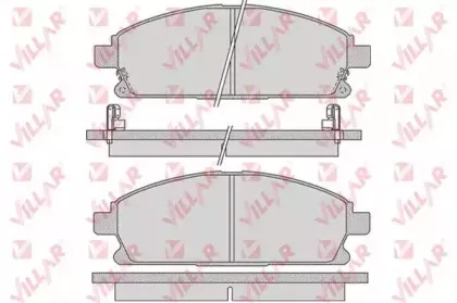 Комплект тормозных колодок, дисковый тормоз VILLAR купить