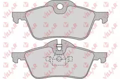 Комплект тормозных колодок, дисковый тормоз VILLAR купить
