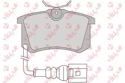 Комплект тормозных колодок, дисковый тормоз VILLAR купить