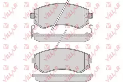 Комплект тормозных колодок, дисковый тормоз VILLAR купить
