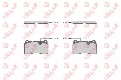 Комплект тормозных колодок, дисковый тормоз VILLAR купить