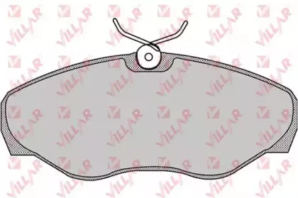 Комплект тормозных колодок, дисковый тормоз VILLAR купить
