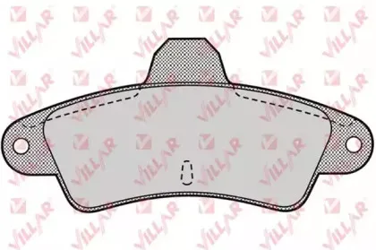 Комплект тормозных колодок, дисковый тормоз VILLAR купить