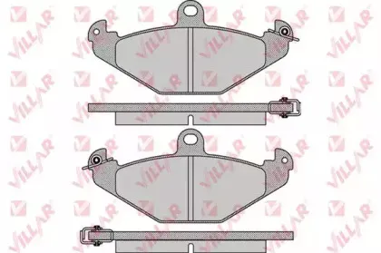 Комплект тормозных колодок, дисковый тормоз VILLAR купить