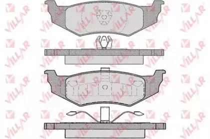 Комплект тормозных колодок, дисковый тормоз VILLAR купить