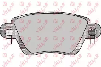 Комплект тормозных колодок, дисковый тормоз VILLAR купить