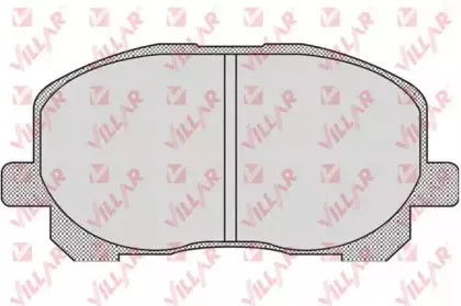 Комплект тормозных колодок, дисковый тормоз VILLAR купить