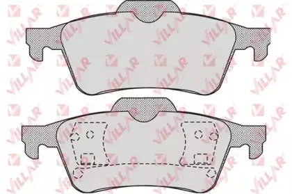 Комплект тормозных колодок, дисковый тормоз VILLAR купить