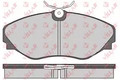 Комплект тормозных колодок, дисковый тормоз VILLAR купить