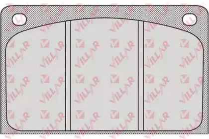 Комплект тормозных колодок, дисковый тормоз VILLAR купить
