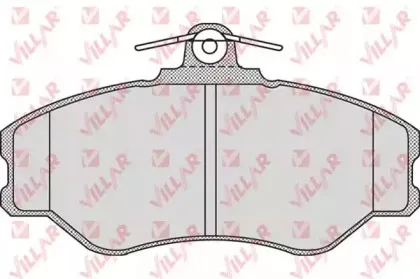 Комплект тормозных колодок, дисковый тормоз VILLAR купить