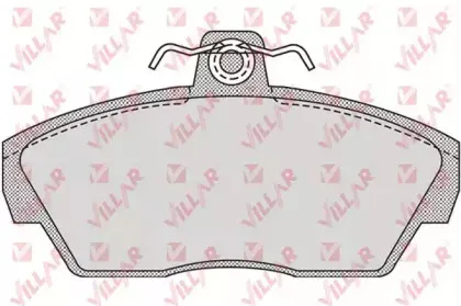 Комплект тормозных колодок, дисковый тормоз VILLAR купить