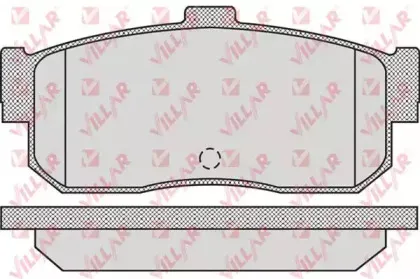 Комплект тормозных колодок, дисковый тормоз VILLAR купить