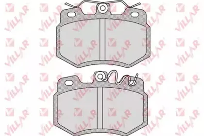 Комплект тормозных колодок, дисковый тормоз VILLAR купить