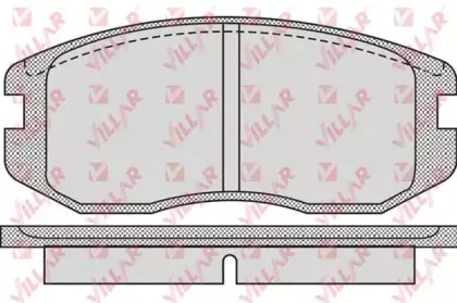 Комплект тормозных колодок, дисковый тормоз VILLAR купить