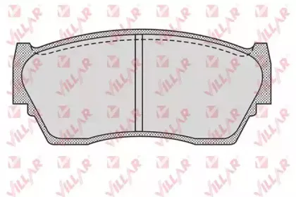 Комплект тормозных колодок, дисковый тормоз VILLAR купить
