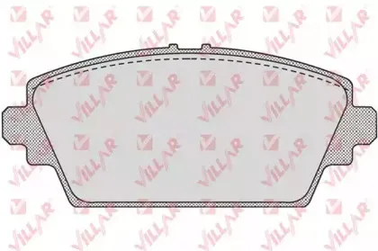 Комплект тормозных колодок, дисковый тормоз VILLAR купить