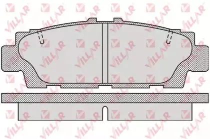 Комплект тормозных колодок, дисковый тормоз VILLAR купить