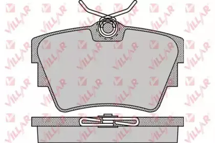 Комплект тормозных колодок, дисковый тормоз VILLAR купить