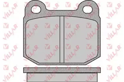 Комплект тормозных колодок, дисковый тормоз VILLAR купить