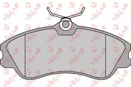 Комплект тормозных колодок, дисковый тормоз VILLAR купить