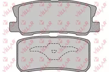 Комплект тормозных колодок, дисковый тормоз VILLAR купить
