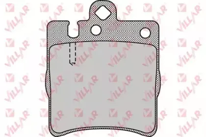 Комплект тормозных колодок, дисковый тормоз VILLAR купить