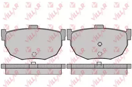 Комплект тормозных колодок, дисковый тормоз VILLAR купить