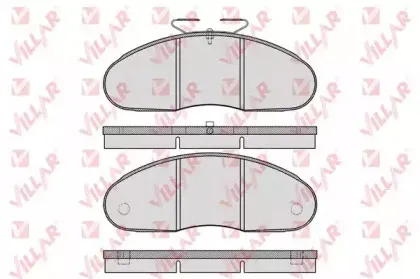 Комплект тормозных колодок, дисковый тормоз VILLAR купить