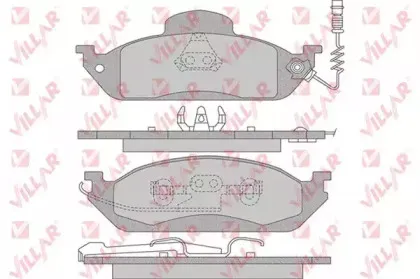 Комплект тормозных колодок, дисковый тормоз VILLAR купить