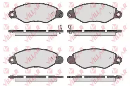 Комплект тормозных колодок, дисковый тормоз VILLAR купить