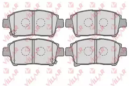 Комплект тормозных колодок, дисковый тормоз VILLAR купить