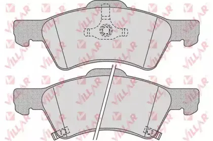 Комплект тормозных колодок, дисковый тормоз VILLAR купить