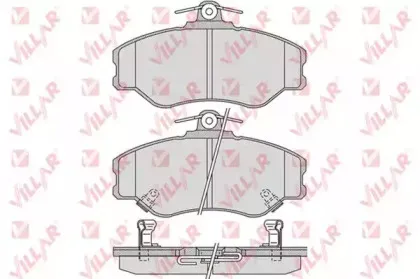Комплект тормозных колодок, дисковый тормоз VILLAR купить