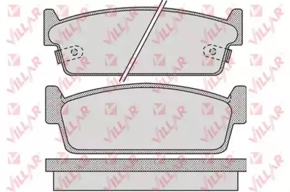 Комплект тормозных колодок, дисковый тормоз VILLAR купить