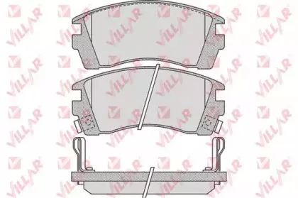 Комплект тормозных колодок, дисковый тормоз VILLAR купить