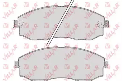 Комплект тормозных колодок, дисковый тормоз VILLAR купить