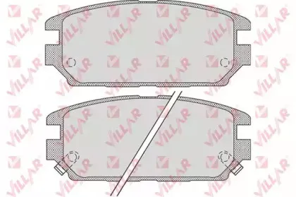 Комплект тормозных колодок, дисковый тормоз VILLAR купить